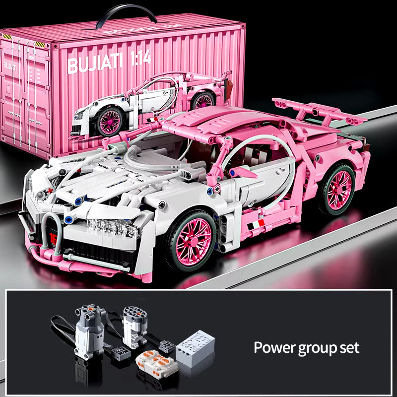 Toylinx Technical Building Blocks Racing Sport Car Speed Vehicle Model City Mechanical Super Bricks Puzzle Toys Adult Gift