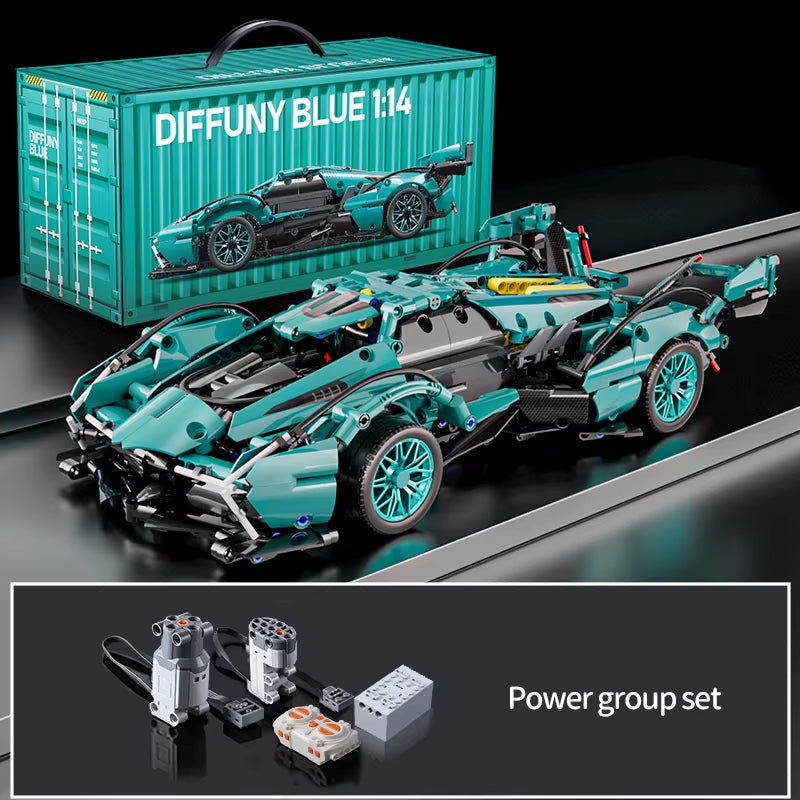 Toylinx Technical Building Blocks Racing Sport Car Speed Vehicle Model City Mechanical Super Bricks Puzzle Toys Adult Gift