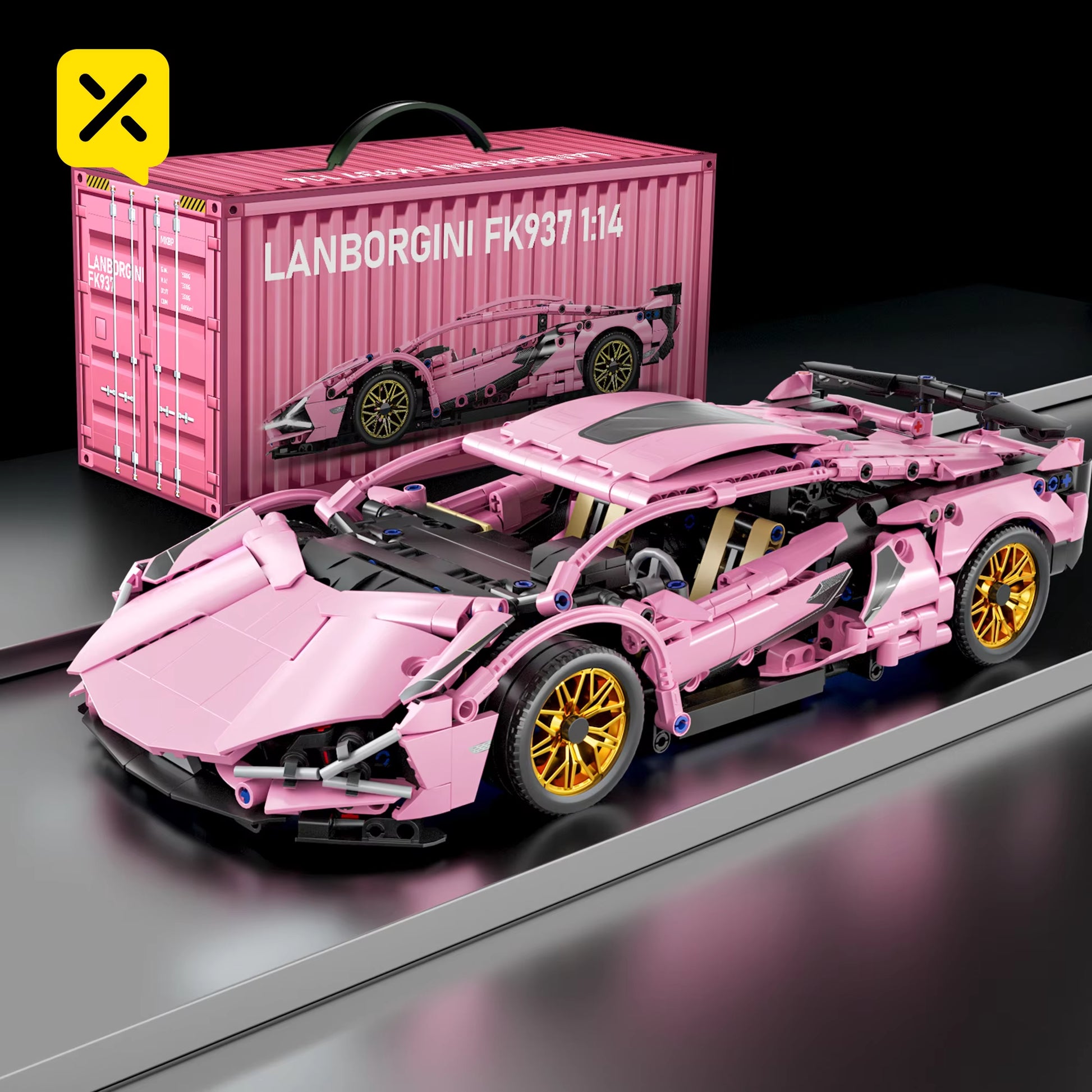 Toylinx Technical Building Blocks Racing Sport Car Speed Vehicle Model City Mechanical Super Bricks Puzzle Toys Adult Gift