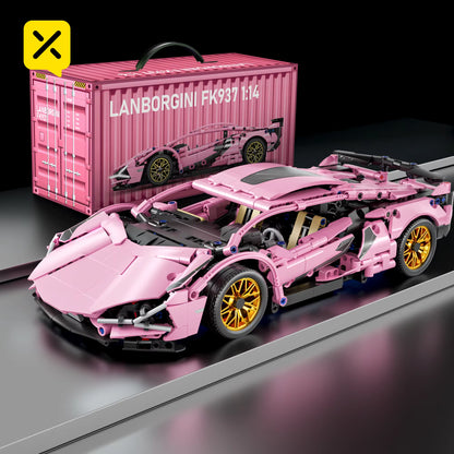 Toylinx Technical Building Blocks Racing Sport Car Speed Vehicle Model City Mechanical Super Bricks Puzzle Toys Adult Gift