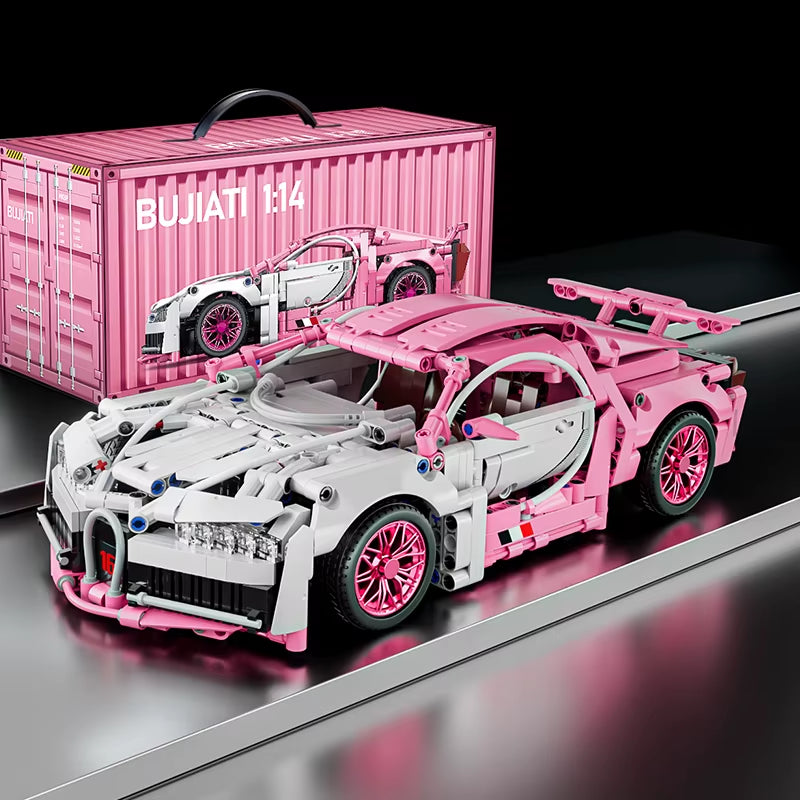 Toylinx Technical Building Blocks Racing Sport Car Speed Vehicle Model City Mechanical Super Bricks Puzzle Toys Adult Gift